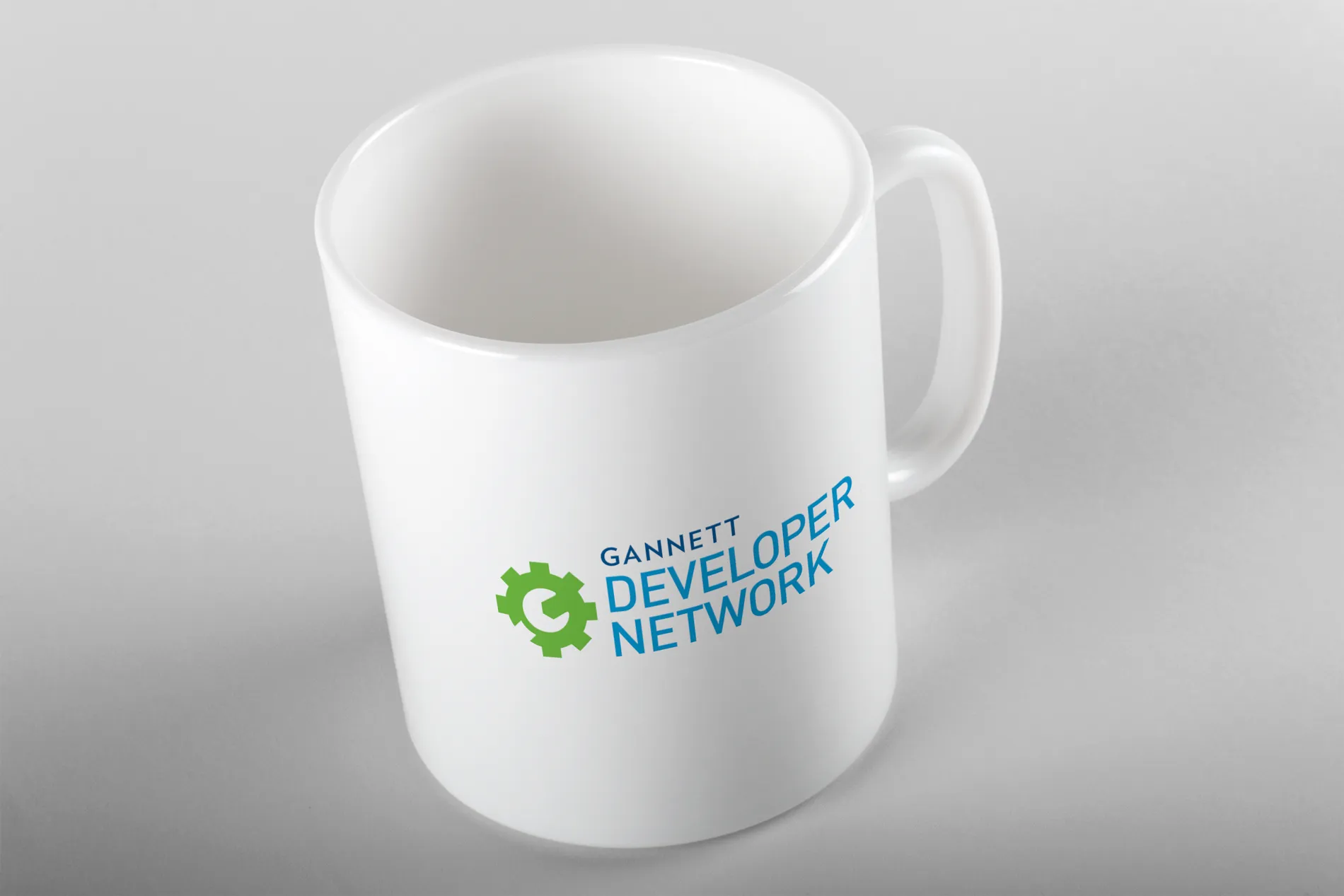 Gannett Developer Network cup design