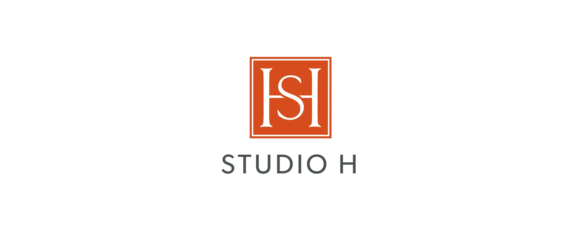 Studio H Interior business logo design